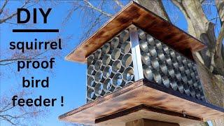 How to Make ● A Unique Squirrel Proof Bird Feeder  that actually works  