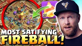 FULLY SUPERCHARGED base gets DELETED by FIREBALL in Grand Finals War Clash of Clans