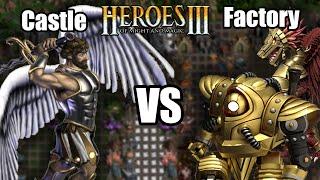 Castle VS Factory  100 weeks growth  Heroes of Might and Magic 3 HotA