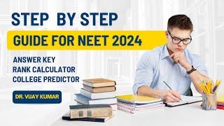 Step-by-Step Guide to NEET 2024 Answer Key Rank Calculation and College Calculation #neet2024 #neet