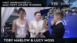 2022 Tony Awards First Impressions  Toby Marlow & Lucy Moss - SIX The Musical