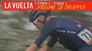 Froome is dropped - Stage 1  La Vuelta 20