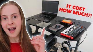 BASIC HOME STUDIO SETUP OF A MUSIC PRODUCER it cost HOW MUCH?