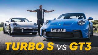 NEW Porsche 911 GT3 vs Turbo S Agility vs Power  4K