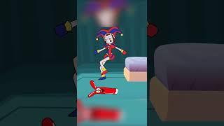 When POMNI Discovered Herself Online The Amazing Digital Circus Animation  GTK Dinotoons #shorts