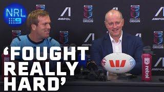 Madge reveals the Blues decider winning formula Origin Presser  NRL on Nine