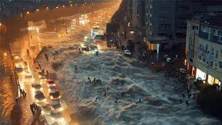 Ankara is sinking Severe flooding washed away hundreds of cars in the Turkish capital