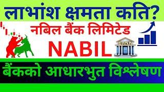 FUNDAMENTAL ANALYSIS OF NABIL  BANK  STOCK ANALYSIS  DIVIDEND CAPACITY  NEPAL SHARE MARKET STOCK