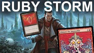 LEGACY COMES TO MODERN Modern Ruby Medallion Storm. Ral Monsoon Mage Combo. MTG MH3