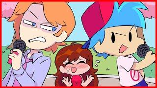 SENPAI VS BOYFRIEND Roses - Friday Night Funkin Animation