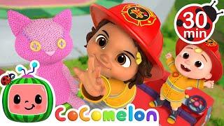 Wheels on the Fire Truck Song + MORE CoComelon Nursery Rhymes & Kids Songs
