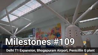 Indias Delhi Airport T1 expansion 100 m long Steel bridge for high speed rail Mumbai coastal road