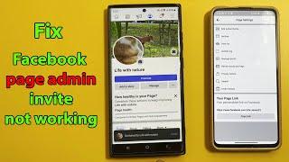 How to accept an admin request on facebook mobile