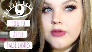 How to Apply False Lashes  IN DEPTH TUTORIAL
