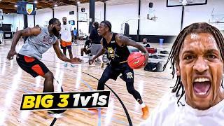 1v1s Break Out at Big 3 Practice... Michael Beasley Frank Nitty Hezi God & More  All Access Ep 1