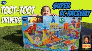 VTech Toot Toot Drivers Super RC Raceway Playset - Unboxing