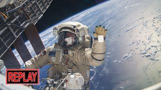 REPLAY Russian ISS Spacewalk 57 to move experiment airlock 3 May 2023