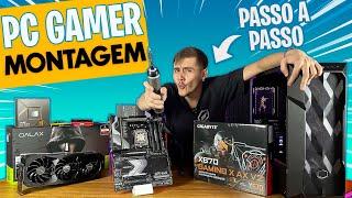 Montando UM PC INCRIVEL c AMD 7900x + RTX40??  I Organização e Windows c teste em Jogos