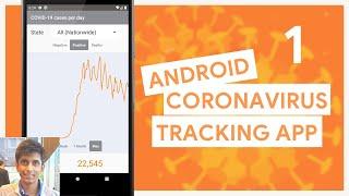 COVID-19 Tracking App Robinhood Style Ep 1 Intro - Android Studio Kotlin Open Source