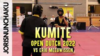 Joris van den Berg VS Erik Meeuwissen  Nunchaku Kumite fight 02 2022