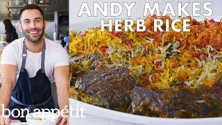 Andy Makes Herb Rice with Scallions and Saffron  From the Test Kitchen  Bon Appétit