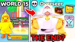 I Unlocked FINAL World 15 with MOST OP Pets and Upgrades in Arm Wrestling Simulator Roblox