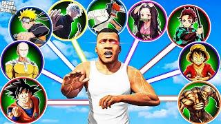 FRANKLIN Upgrading TO THE STRONGEST ANIME in GTA 5 Hindi  GTA5 AVENGERS GTA 5 mods