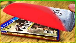 EXPERIMENT Glowing 1000 degree KNIFE vs Infinite Warfare Cancer Review Literally