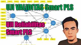 Ujivaliditas - Uji Reliabilitas - Smart PLS - Smartpls variabel intervening