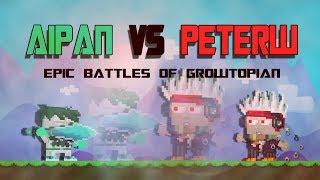 Aipan VS PeterW Animation  Epic Battles of Growtopia 2