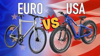 American vs European ELECTRIC bikes Which are better?
