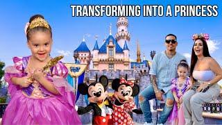 Surprising Angelique With A Disney Princess Transformation at Disneyland