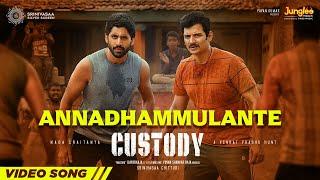 Annadhammulante Video Song  Custody  Naga Chaitanya  Krithi Shetty  Venkat Prabhu