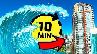 Cities Skylines but a TSUNAMI hits every 10 minutes...