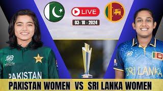 Pak W vs SL W - Pakistan vs Sri Lanka Womens T20 World Cup Match 2 Score & Commentary