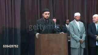 Yusuf IslamCat Stevens Shaykh Hamza Yusuf and Tayep Erdogan at Funeral Prayer of Muhammad Ali
