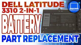 Dell Latitude 3310 2-in-1 How-To Install & Replace Battery  Repair Guide