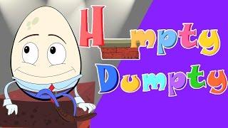 Humpty Dumpty saß auf einer Wand  -Kinderreimbild in Deutsch