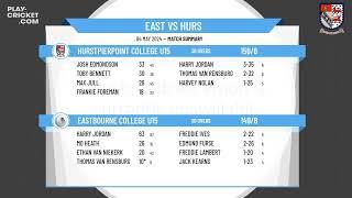 ECB Friendly - Eastbourne College U15 v Hurstpierpoint College U15