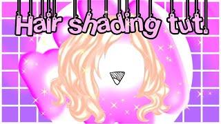 Hair shading tutorial for beginners  gacha lifeclub  easy