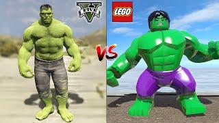 Hulk LEGO vs Hulk GTA 5 - WHO IS BEST?