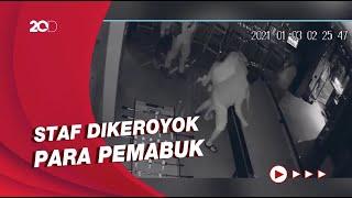 Kondisi Mabuk Pengeroyok Staf Hotel di Bekasi Terekam CCTV