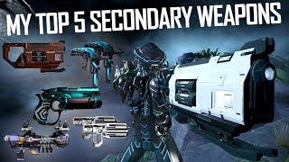 Warframe KSILISABS TOP 5 SECONDARY WEAPONS