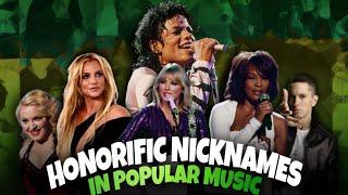 Honorific Nicknames In Popular Music  Hollywood Time  Michael Jacskon Madonna Britney Spears...