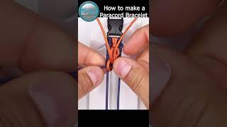 Learn How to Make a Paracord Bracelet Chain Links Knot Tutorial #shorts