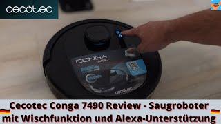 Cecotec Conga 7490 Review - Saugroboter mit Wischfunktion und Alexa-Unterstützung Top 10