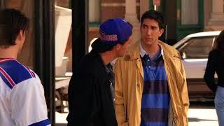 Friends _ S1E4 _ Chandler Joey and Ross _ Hockey Games _ Ross Breaks his Nose