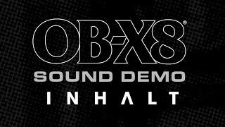OB-X8 Sound Demo - By INHALT
