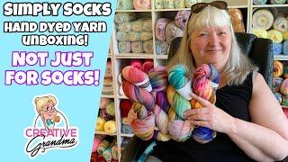 Simply Socks Yarn Company UNBOXING - More then just sock yarn - Your going to LOVE this yarn.