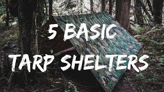 Easiest Tarp Shelters you should know